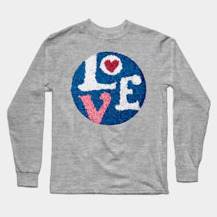 Love - Melted Plastic Popcorn art Long Sleeve T-Shirt